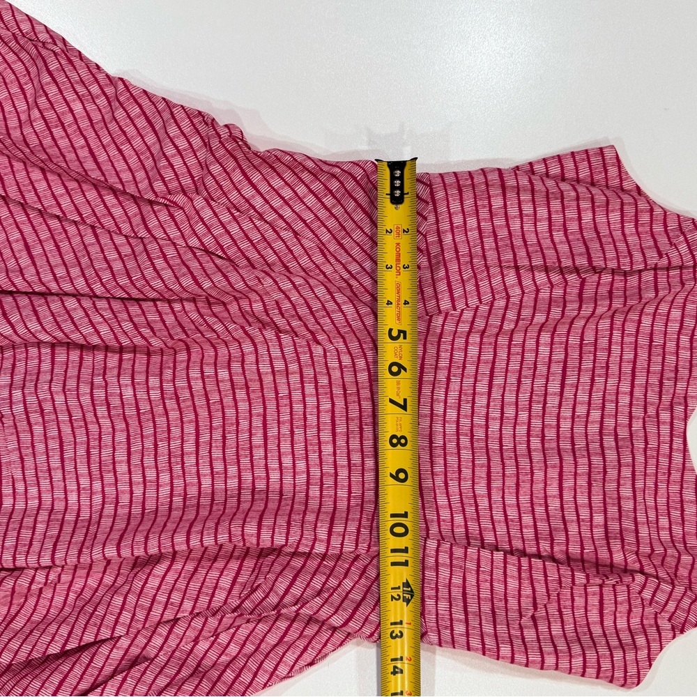Old Navy Pink Striped Fit & Flare Sundress Mini | A-Line | Size M - Picture 9 of 15